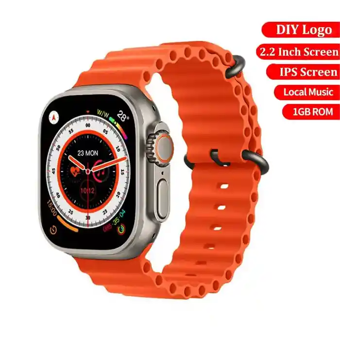 MaituFit MT78 Ultra Music Smart Watch with apple logo